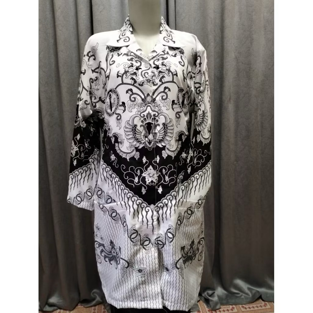 TUNIK PGRI MOTIF KUSUMA BANGSA TERBARU MURAH FUL DAN NON FURING