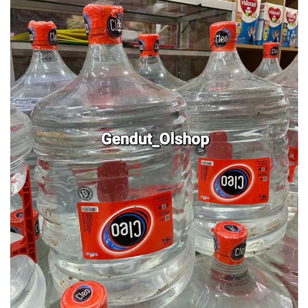 (Khusus Wilayah Kota Palembang) Cleo Galon 19Liter, Air Mineral Galon Cleo 19Liter, Cleo Air Mineral