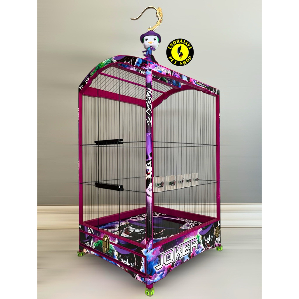 PROMO ORIGINAL BRO SANGKAR DECAL JOKER KENARI UKURAN 38 x 43 CM RUJI SENAR