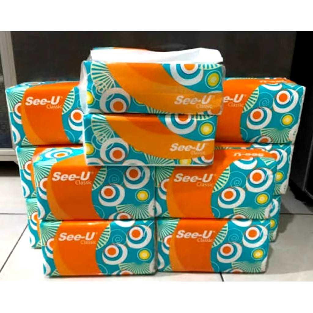[ Paket 10pc ] Tissue  See U 250 Sheets Tisu Lembut Grosir Termurah