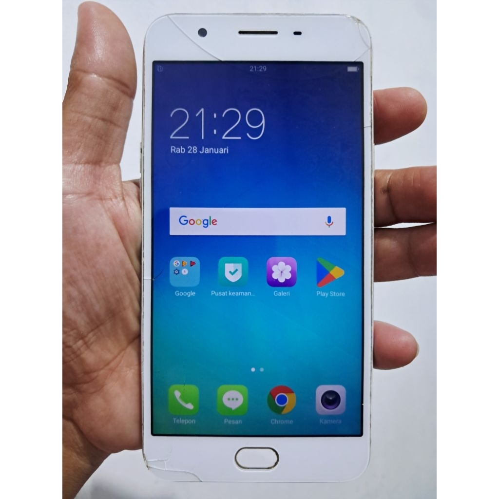 Oppo F1s Ram 4/32 4G ( Minus ts retak, sentuh normal )