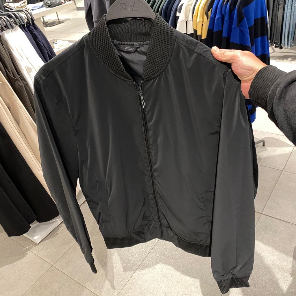 Jastipp. Jacket Bomber Zipper Zara (Man)