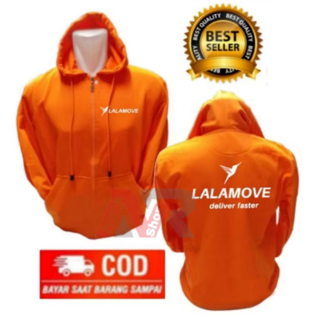 Sweater Hoodie Jumper lalamove sweater Oren jumper logo driver lalamove tranfortasi online