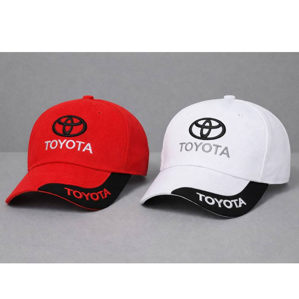 Topi Baseball Pria Bordir Logo TOYOTA Distro Unisex Terbaru / Topi Casual Pria Bahan Daimaru Premium