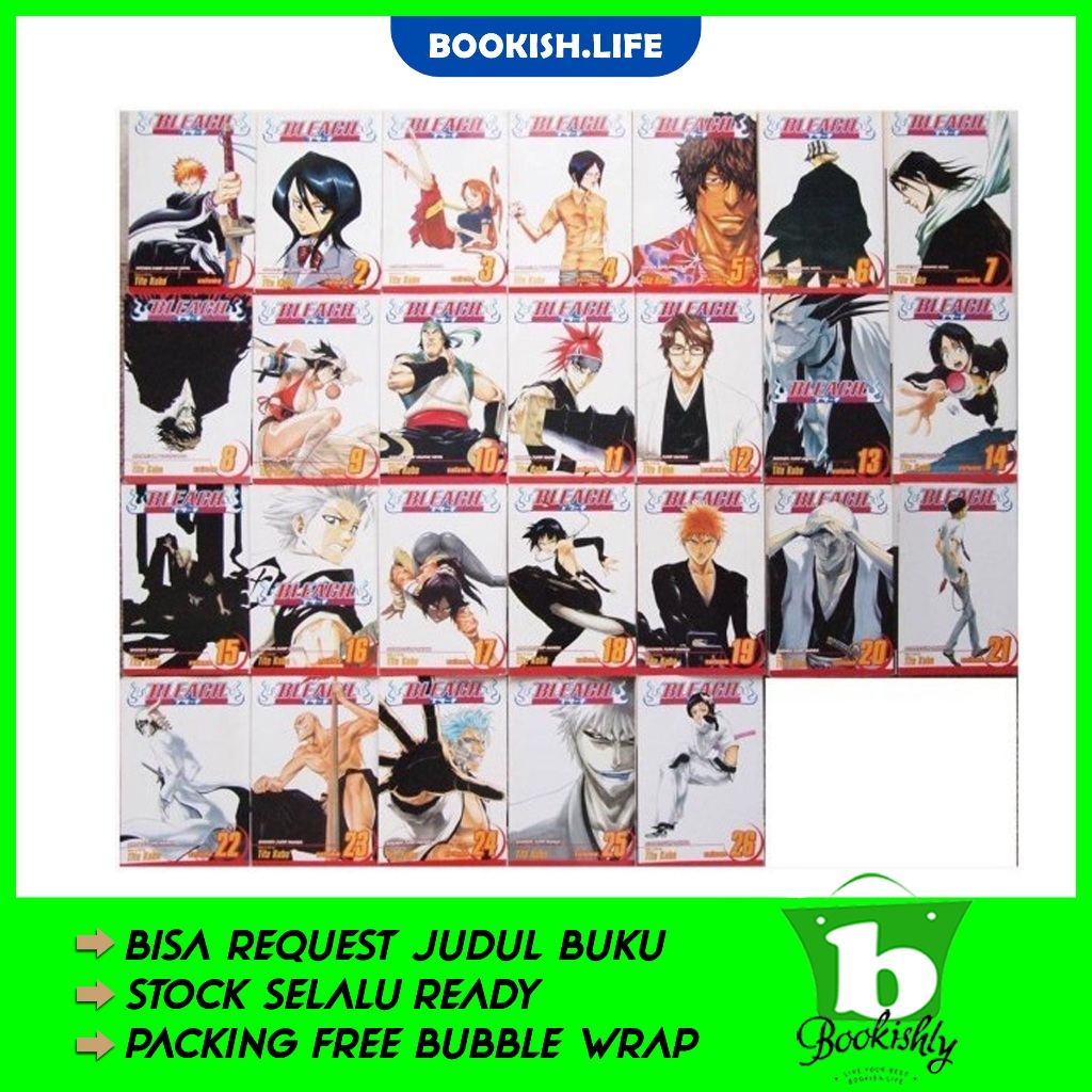 Manga Bleach, 74 Books series (English)