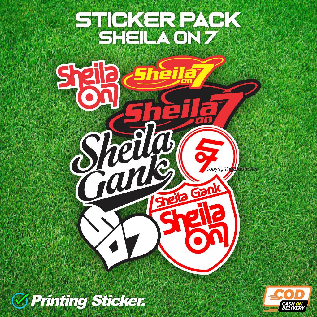 Sticker Pack Sheila On 7 Vinyl Glossy (7pcs Sticker)