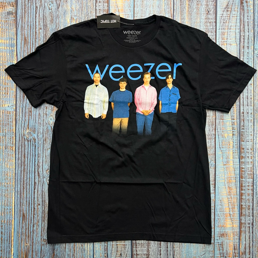 Kaos T-Shirt Band Weezer - Blue Album Band Official Merchandise