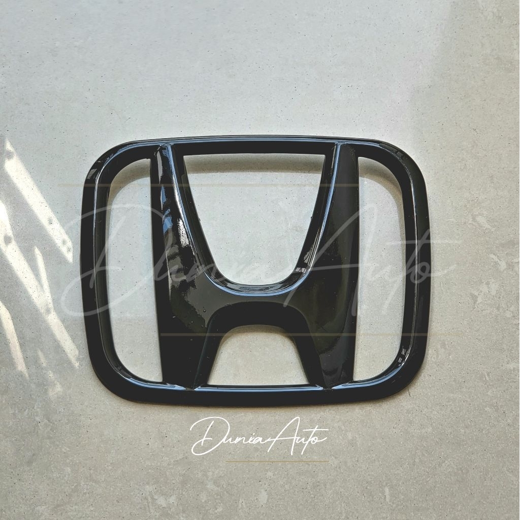 Emblem Logo Deep Black Glossy Honda Jazz GE8 2008 - 2014 Belakang