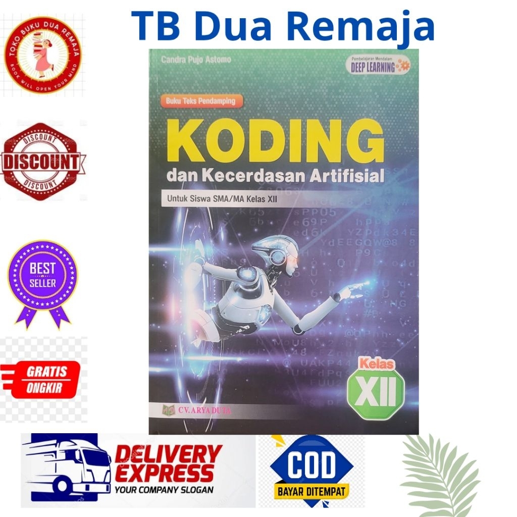BUKU Teks Pendamping KODING untuk SMA kelas 12 ARYA DUTA