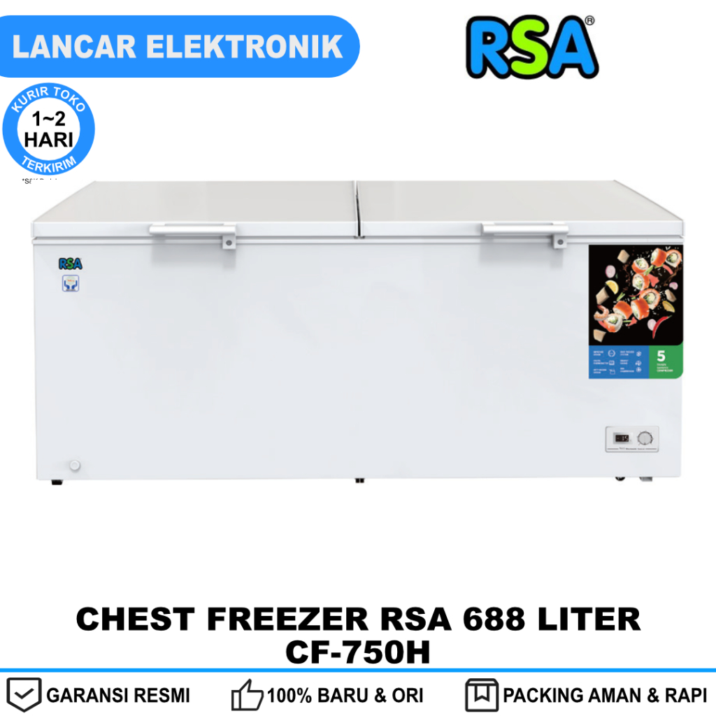 Chest Freezer RSA 700 / 688 Liter Fast Freezing CF-750H