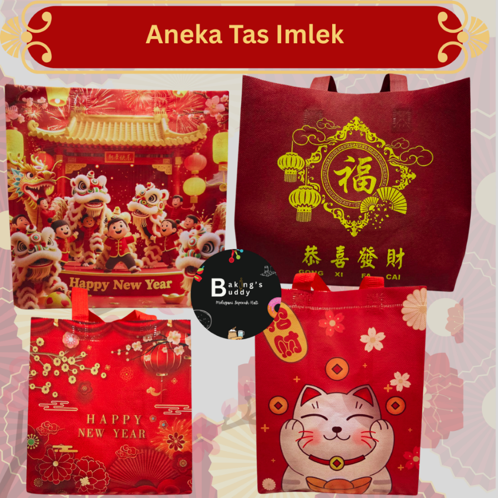 Tas Imlek Goodie Bag Imlek CNY Spunbond Imlek