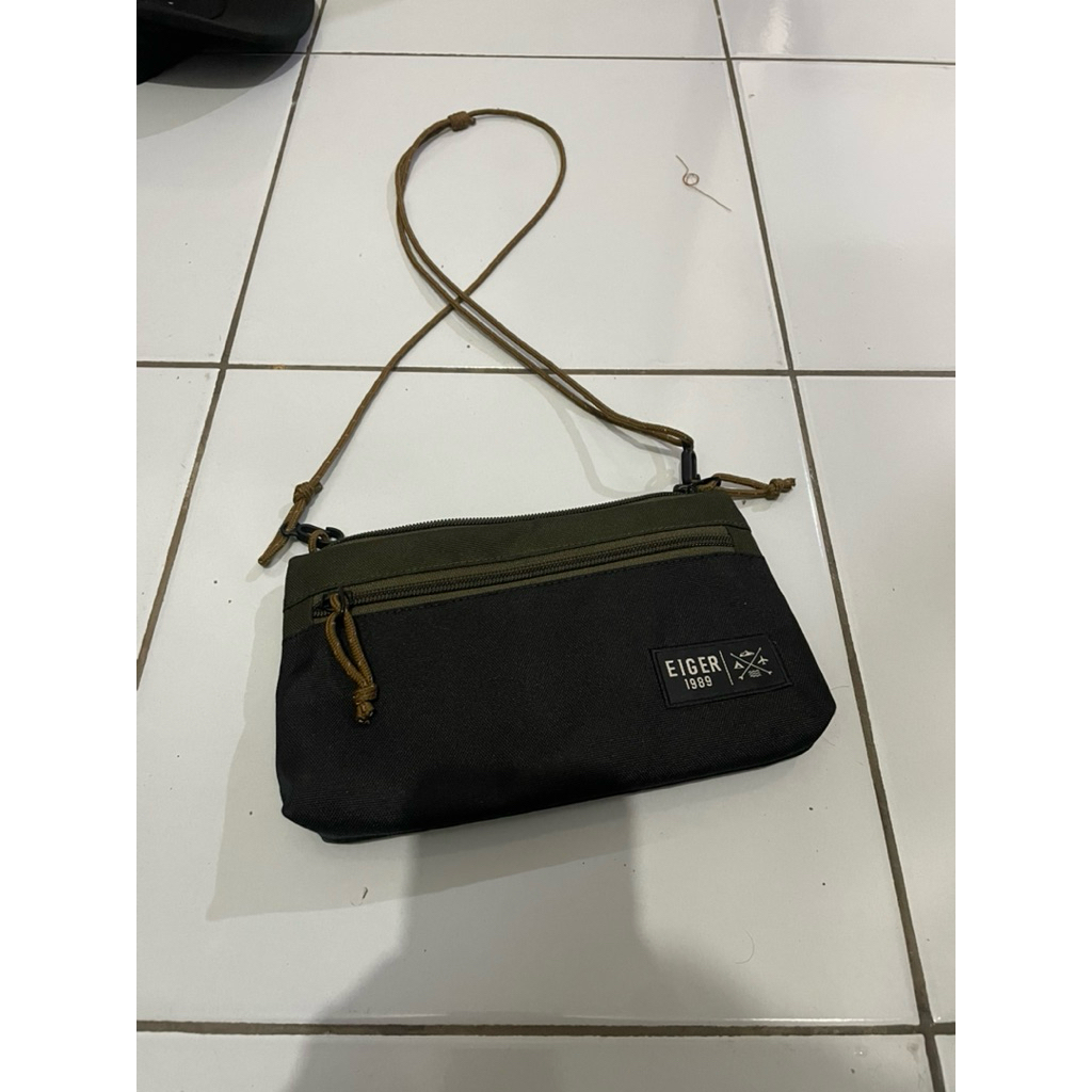 tas eiger x market sacoche sling bag selempang pria wanita unisex