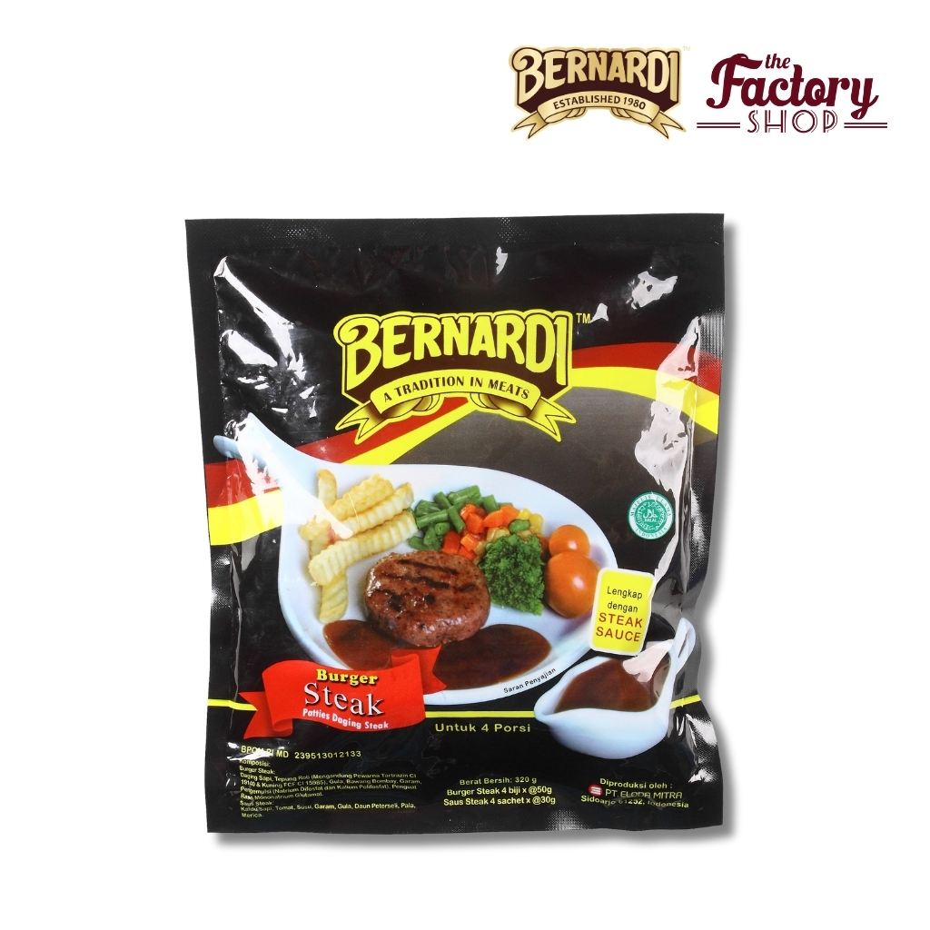 BERNARDI BURGER STEAK 320 G (9915320101)