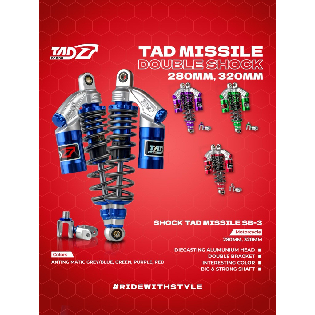 SHOCK TAD MISSILE DOUBLE SHOCK 280 MM/ 320 MM