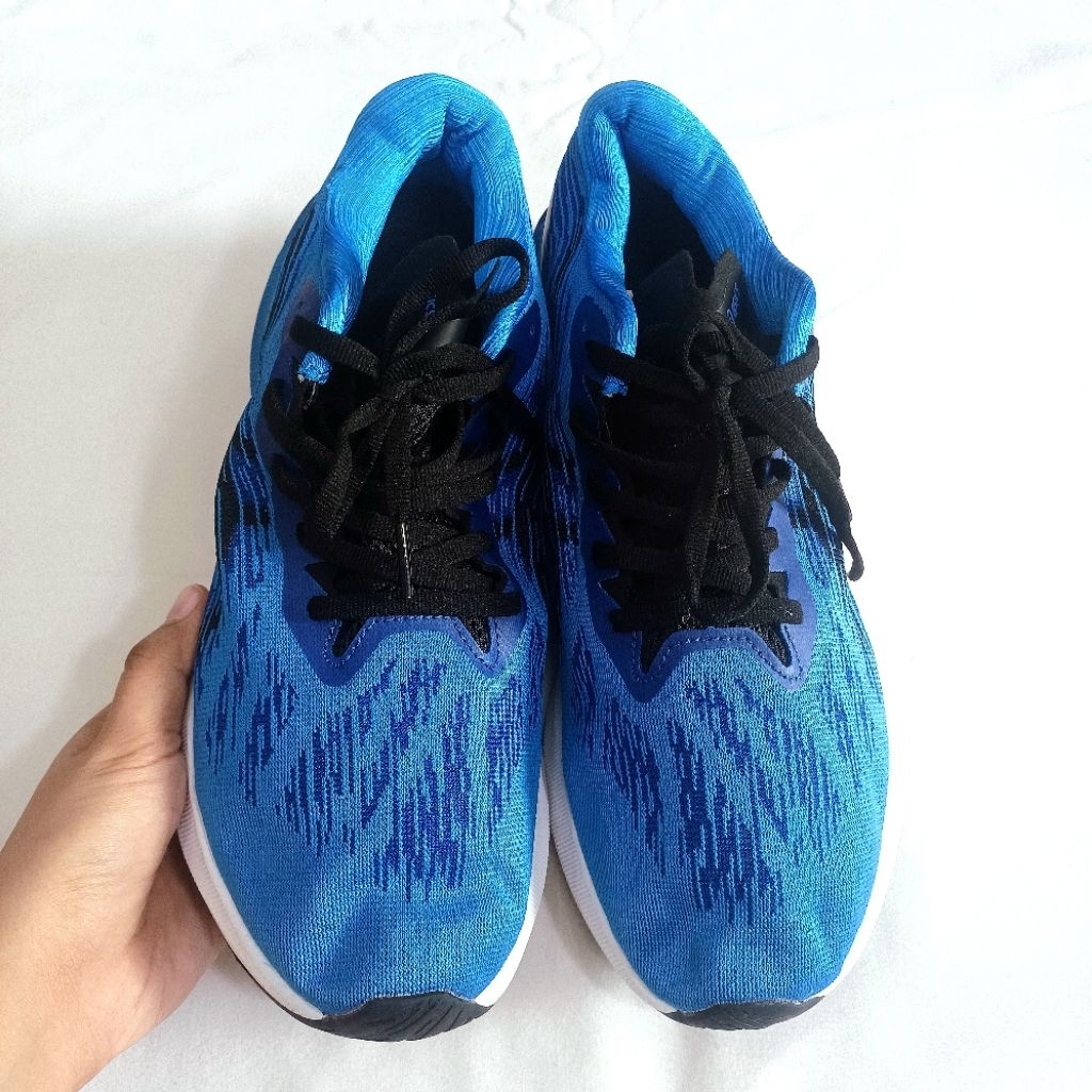 Asics Novablast 3 Running Shoes Electric Blue Black | Sepatu Sneakers Sports Running Run Lari Bola F