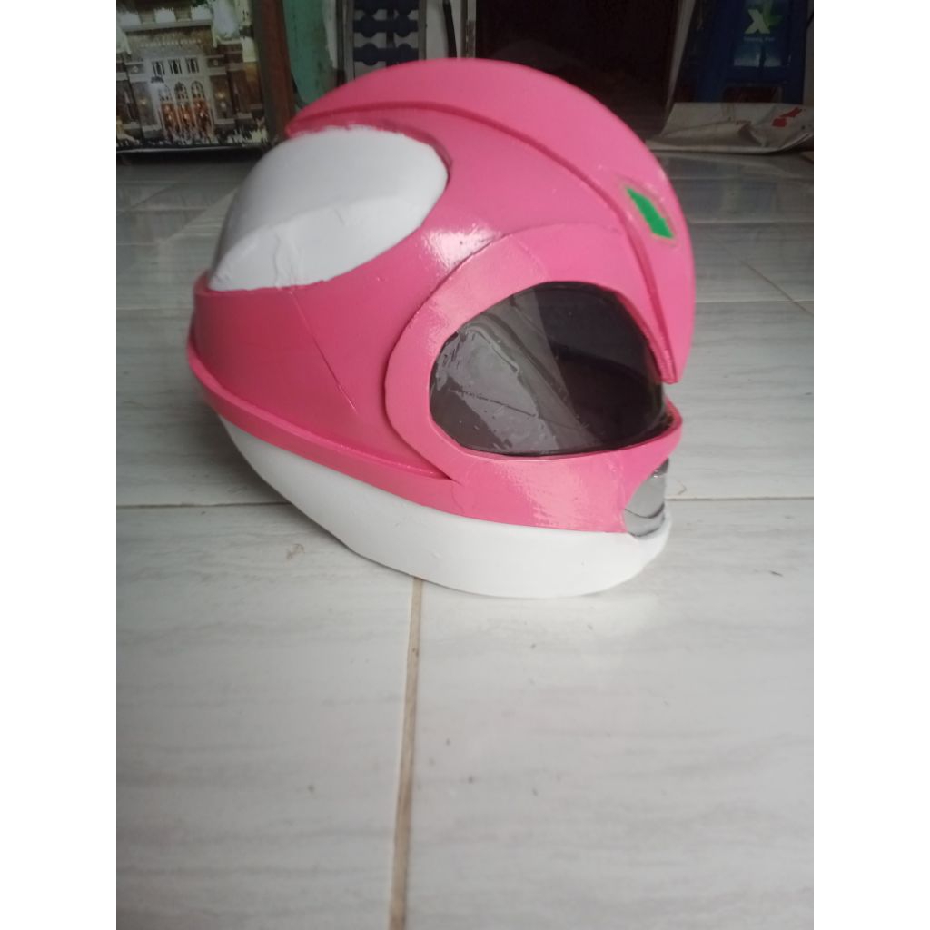 Helmet power rangers pink
