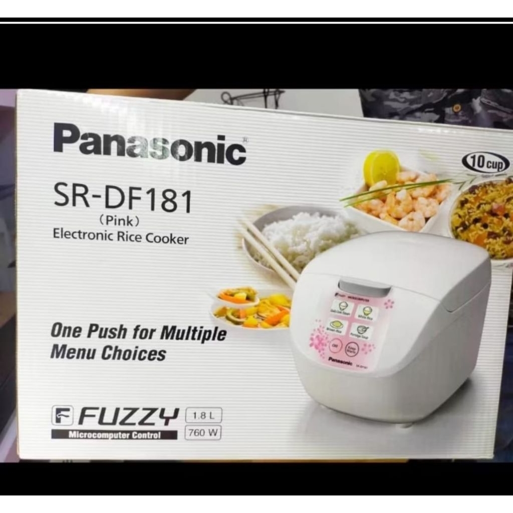 RICE COOKER PANASONIC SR - DF 181 MAGIC COM DIGITAL 1,8 L FUZZY
