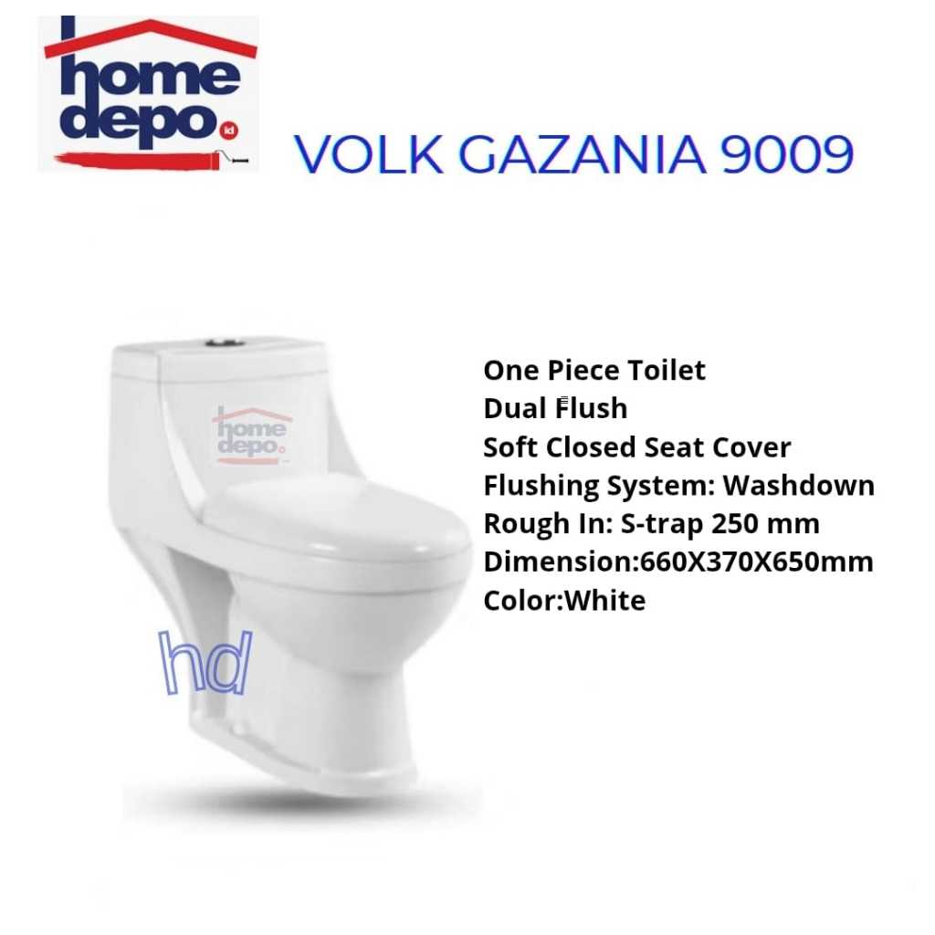 VOLK GAZANIA Kloset duduk volk type 9009