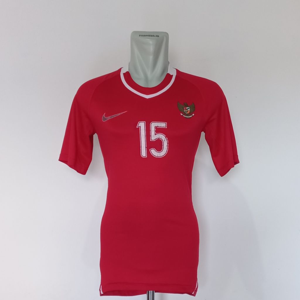 jersey original match worn timnas indonesia 2008 firman utina