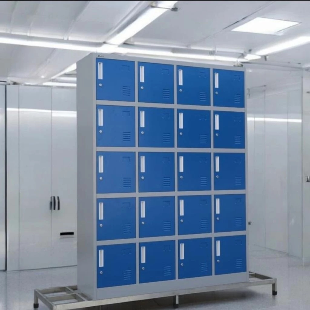 Loker Besi 20 Pintu Loker Besi Masuk Helm VIP GOLD VG- 420 loker 20 pintu