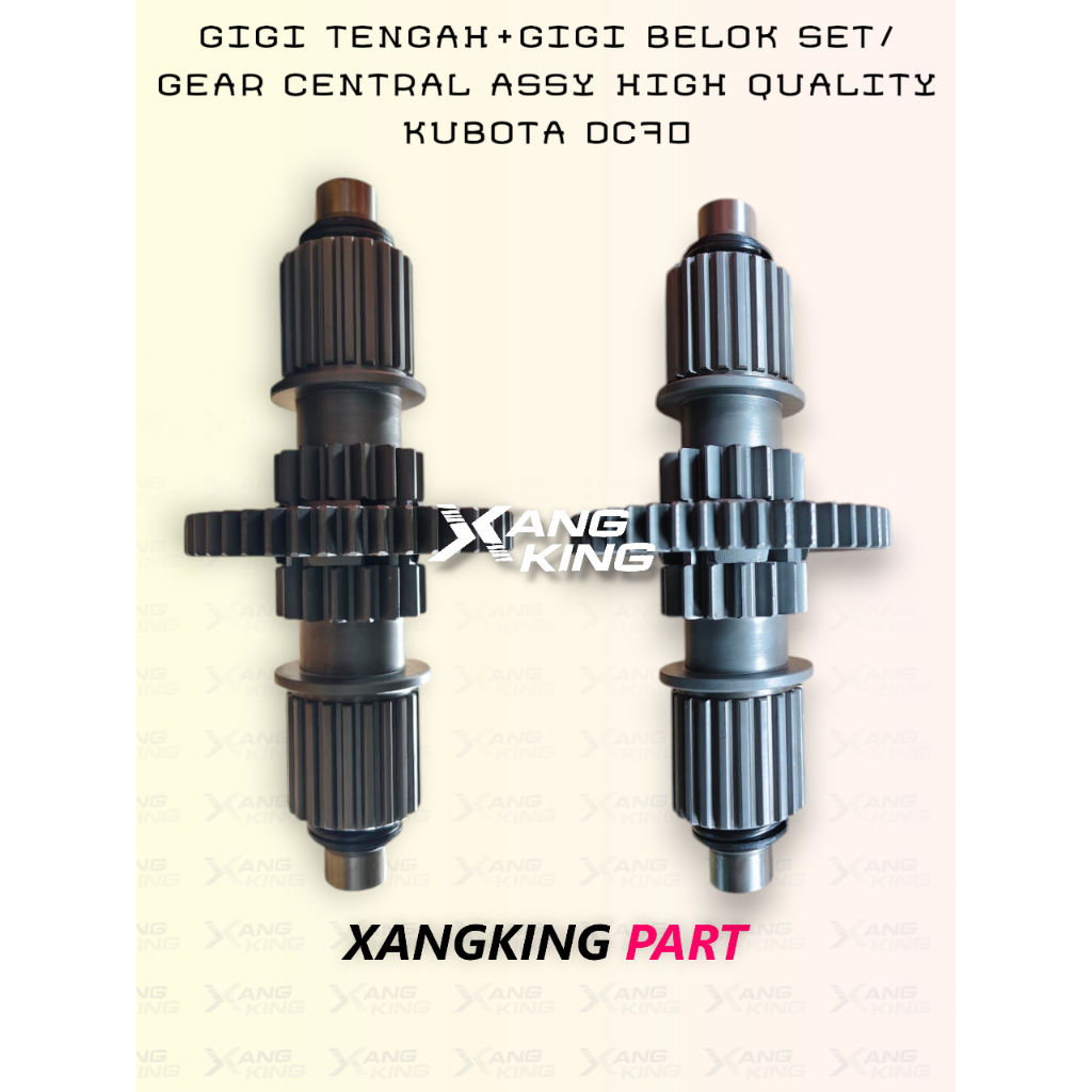 GIGI TENGAH + GIGI BELOK SET/GEAR CENTRAL ASSY HIGH QUALITY  KUBOTA DC70