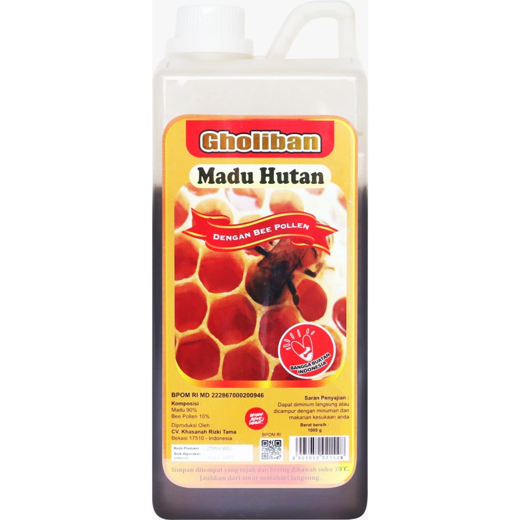 Madu Gholiban 1kg - Madu Hutan Gholiban