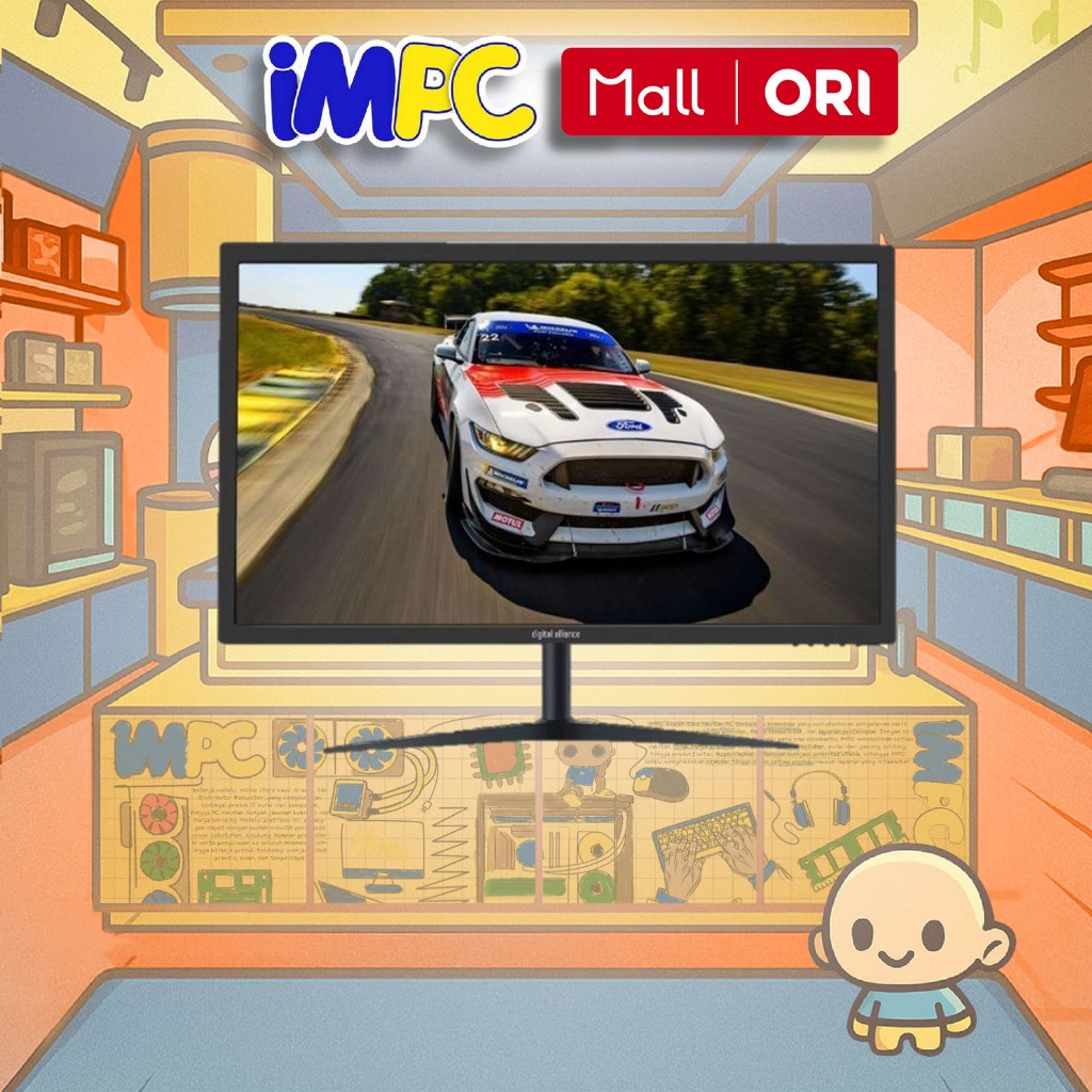 DIGITAL ALLIANCE MONITOR 19 INCH HD 900P 5MS 75HZ VGA HDMI BLACK DA19-BGS75T 1YDIGITAL ALLIANCE MONI