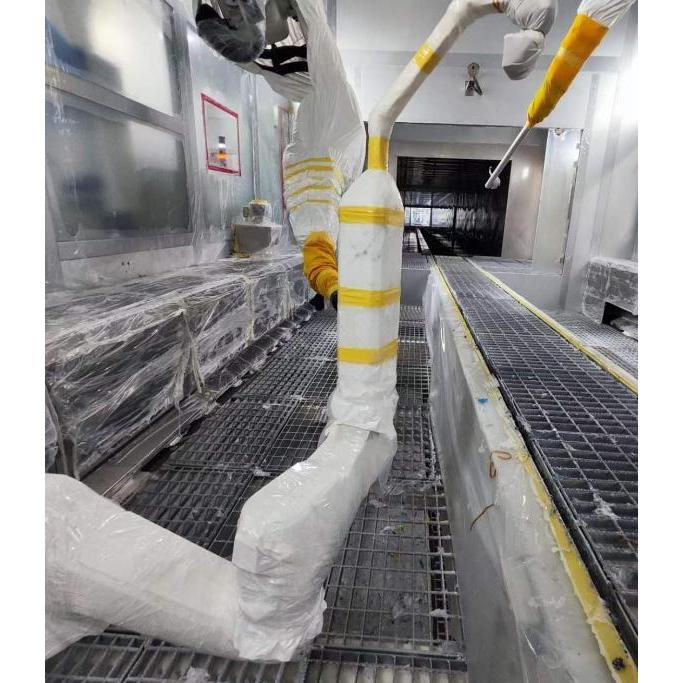 DR-48 Shanghai Yuga Aksesoris Robot—Warna cat membuka pintu robot perlindungan penutup bagian tengah