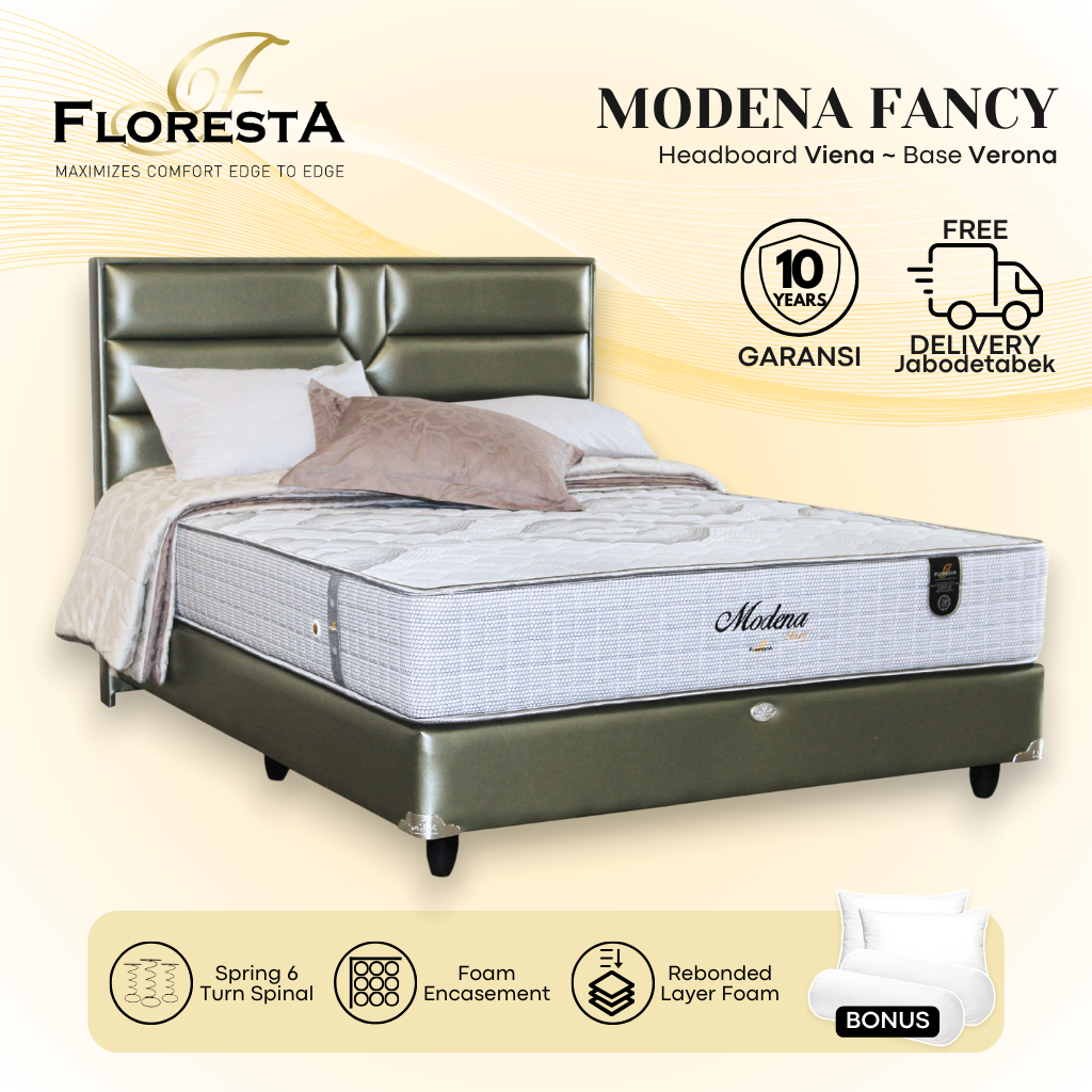 Kasur Springbed Floresta Orthopedic Modena Fancy