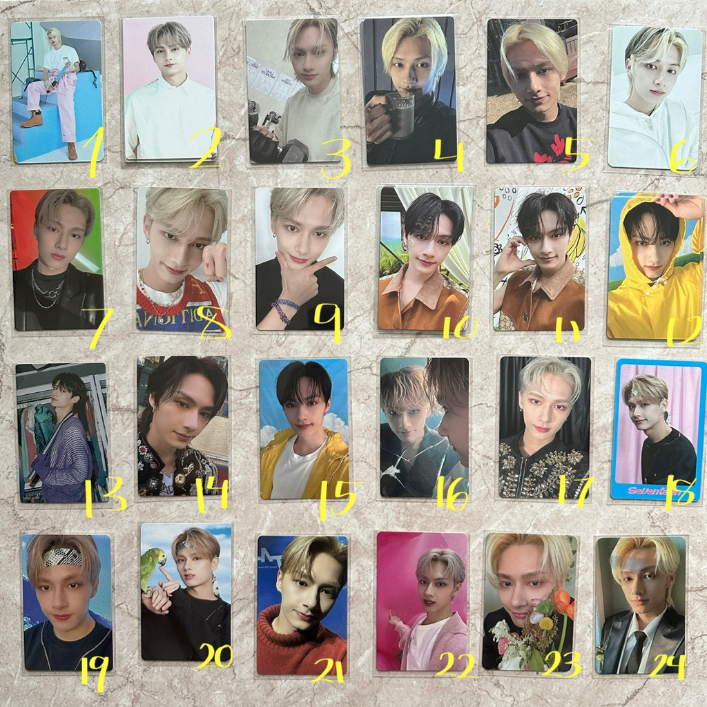 JUN SEVENTEEN OFFICIAL PHOTOCARD