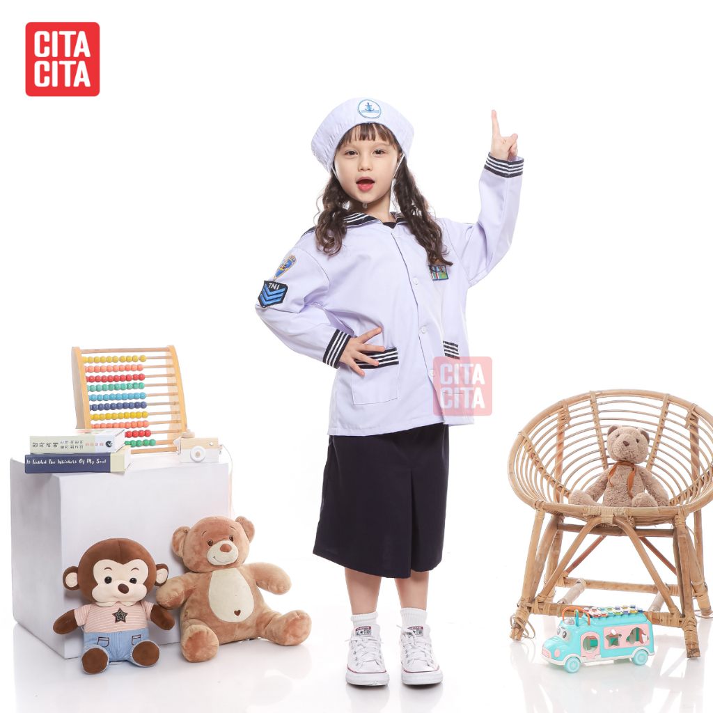 CITA CITA ANAK Baju Profesi Nahkoda Pelaut Anak