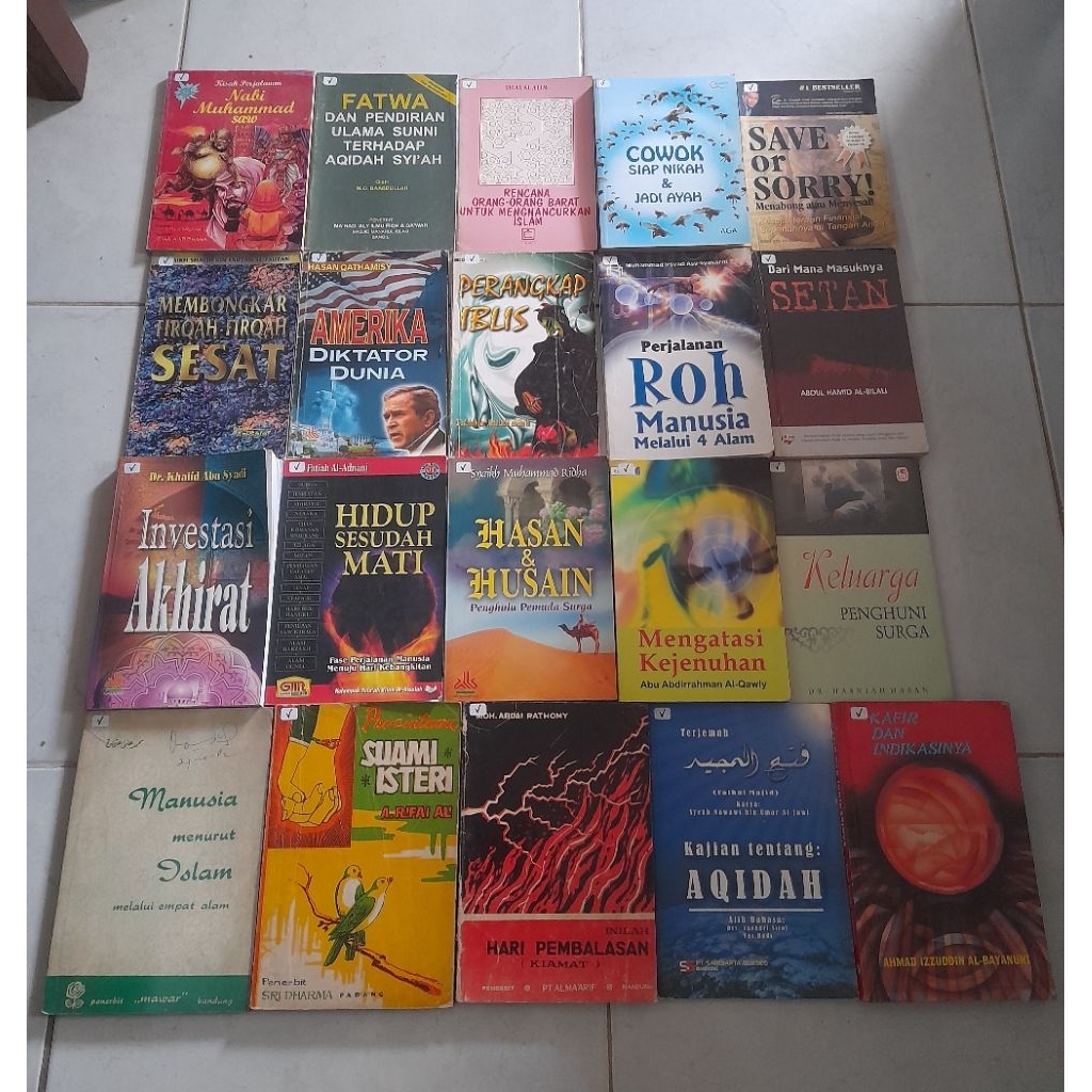 Obral Buku Agama islam dan Buku umum - Preloved