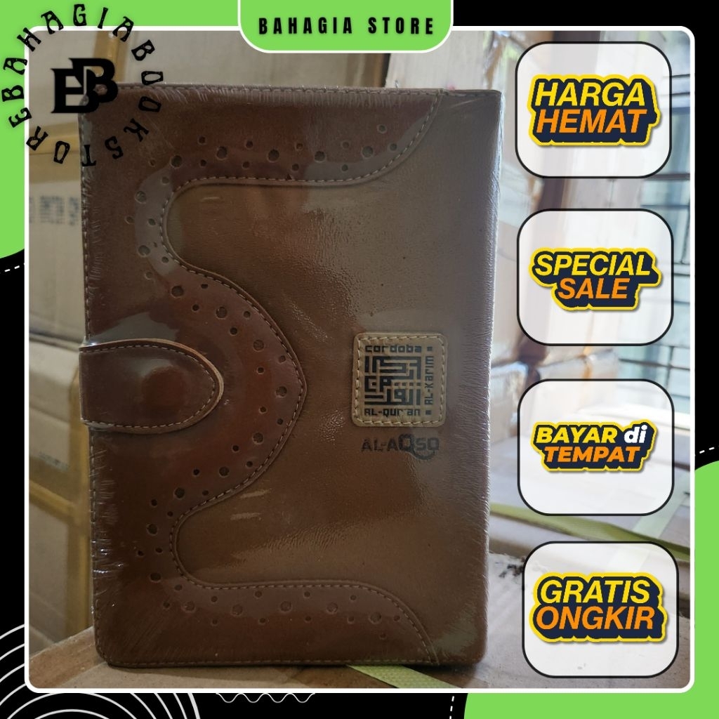 ALQURAN TAFSIR RINGKAS AL-AQSO JAKET KULIT | UKURAN A5 (sedang)