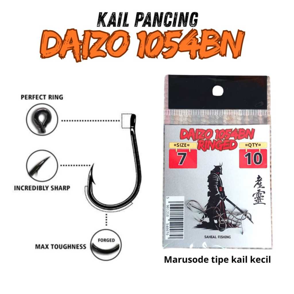 Kail Pancing Kuat Tajam Tipe Kecil Daizo 1054BN Ringed