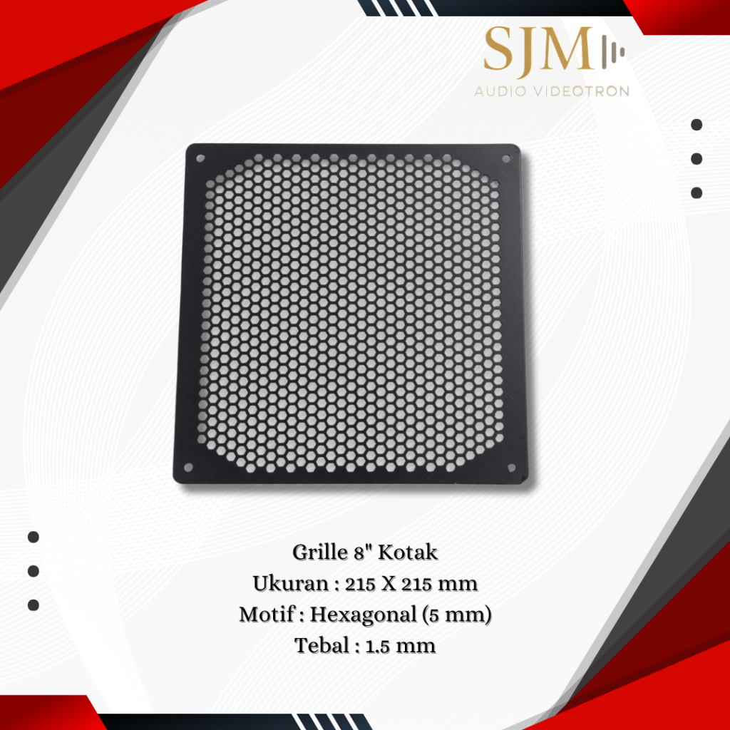 GRILLE - Grile Ram Speaker 8" Kotak