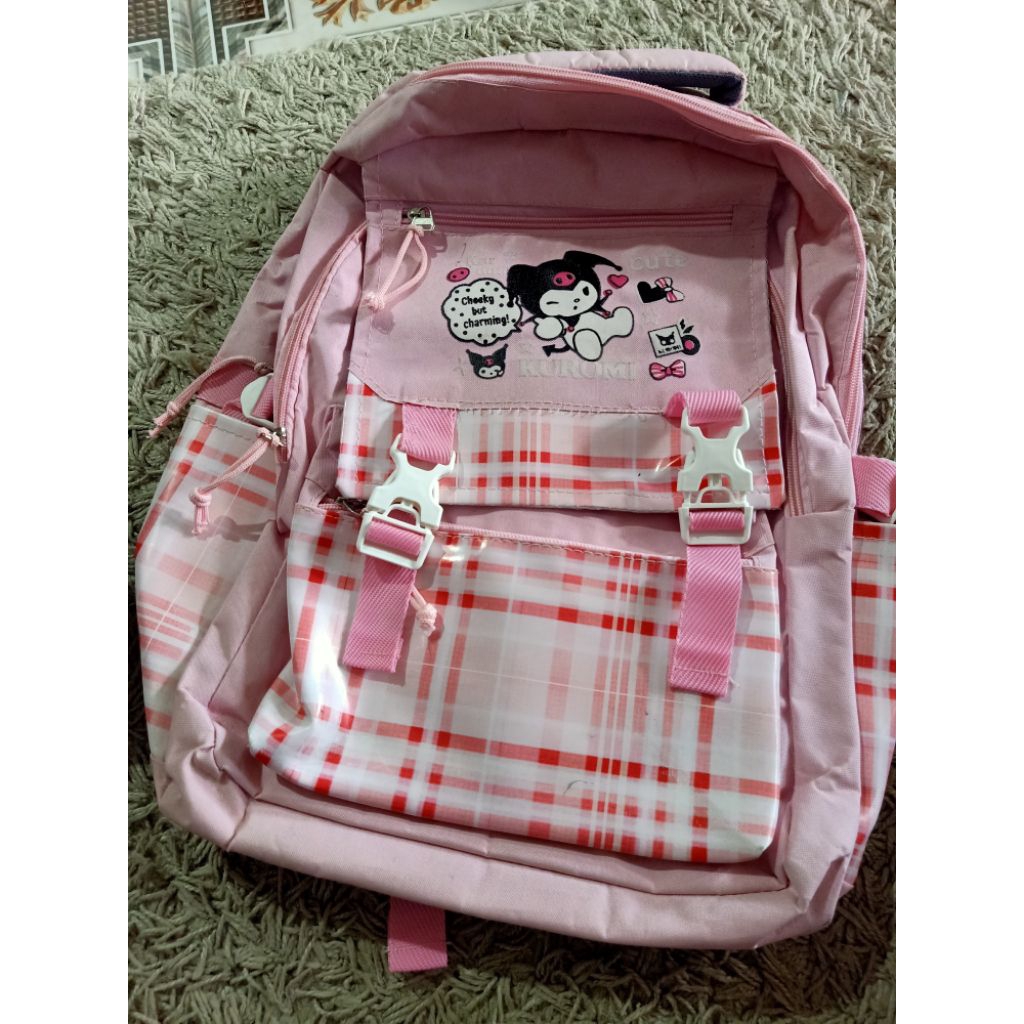 preloved tas sekolah anak warna pink