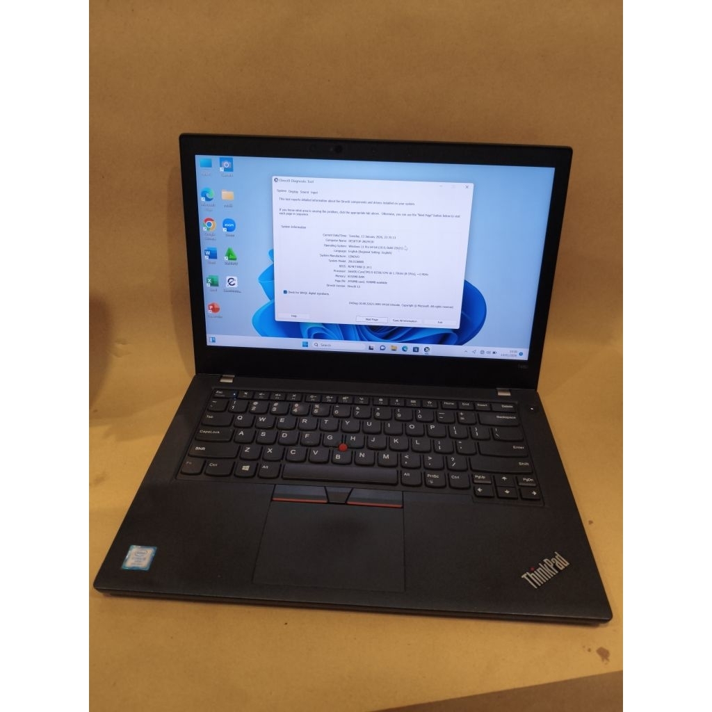 Laptop Lenovo T480 Second