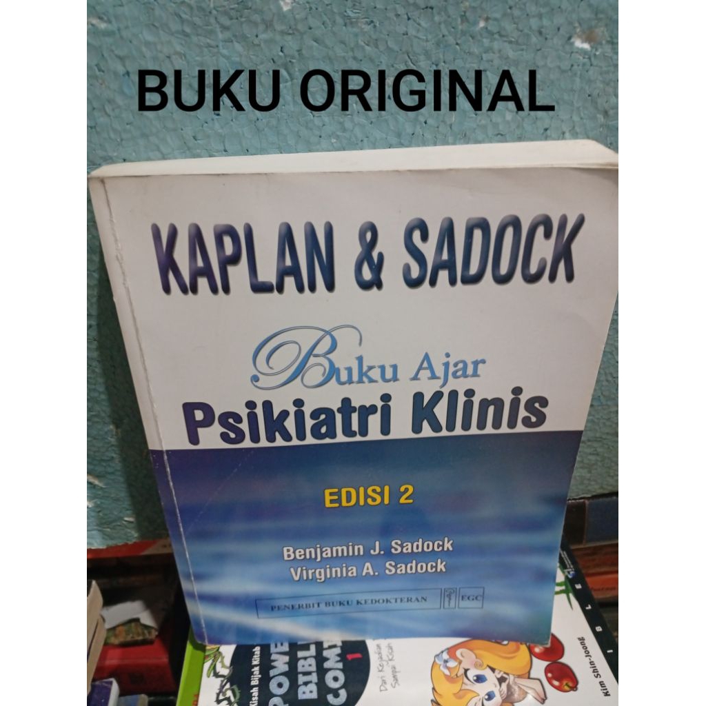 buku original Kaplan & sadock buku ajar psikiatri klinis ( Ed 2 ) ORIGINAL