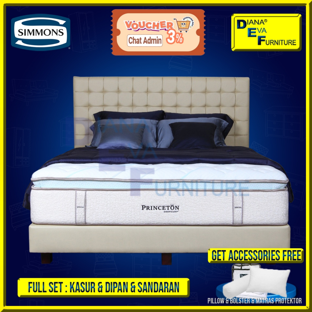 Simmons Princeton SET Kasur Springbed