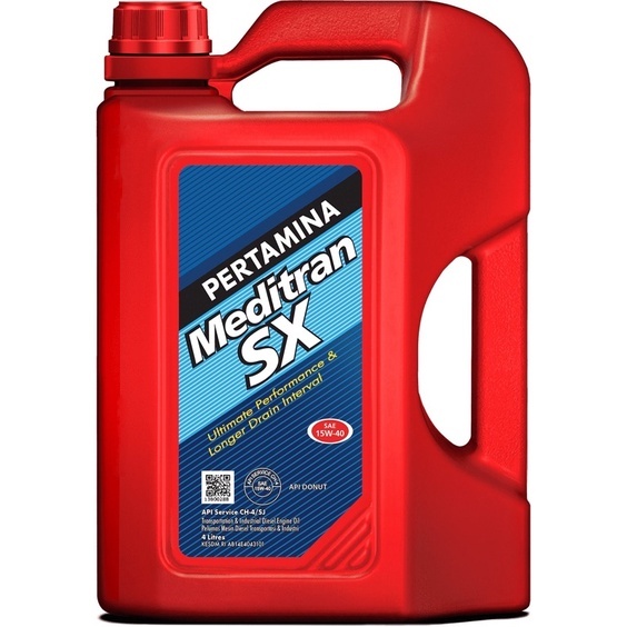 Oli Meditran SX 15W40 | 4 Liter (Oli Mobil Diesel)