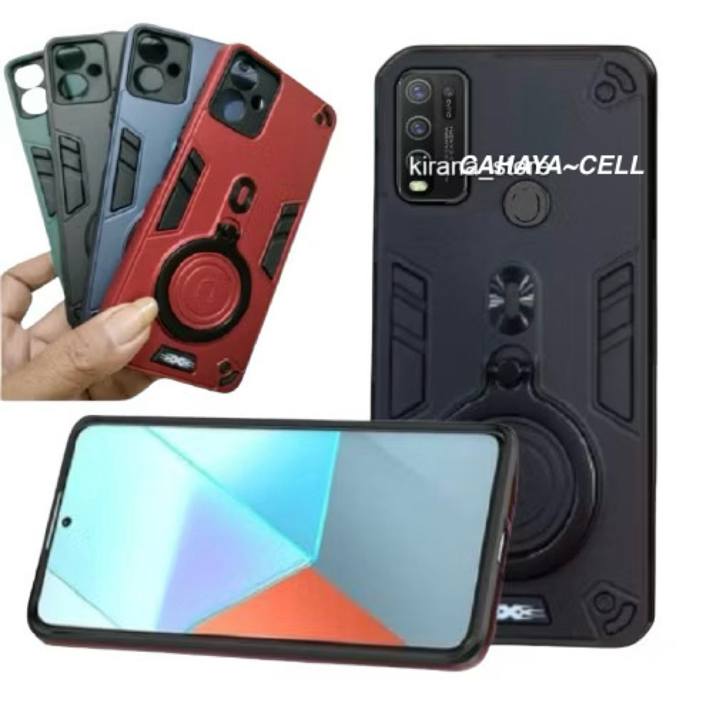 Soft Case RING PRO VIVO Y30 / Y30i / Y50 Soft Case Robot Ring Pro Camera Standing Cover Armor Case H