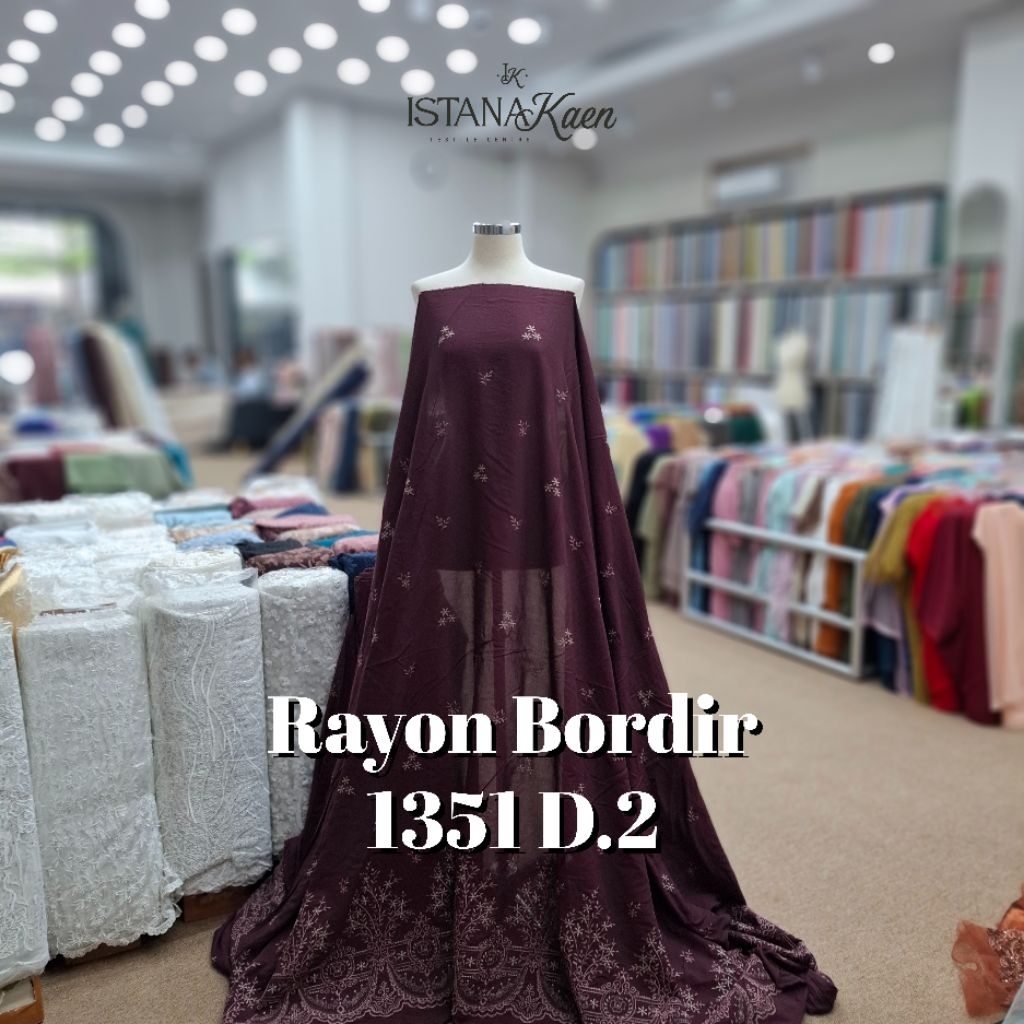 Rayon Bordir | Katun Rayon | Rayon Bordir Etnik | Rayon Premium Bordir -ISTANAKAEN