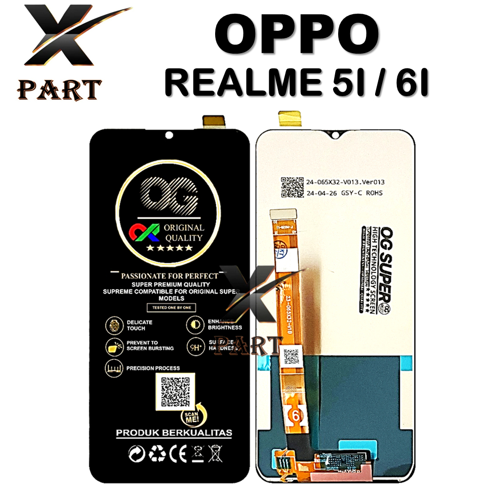 LCD TOUCHSCREEN REALME 5I / 6I LCD FULLSET ORIGINAL 100% COMPLETE