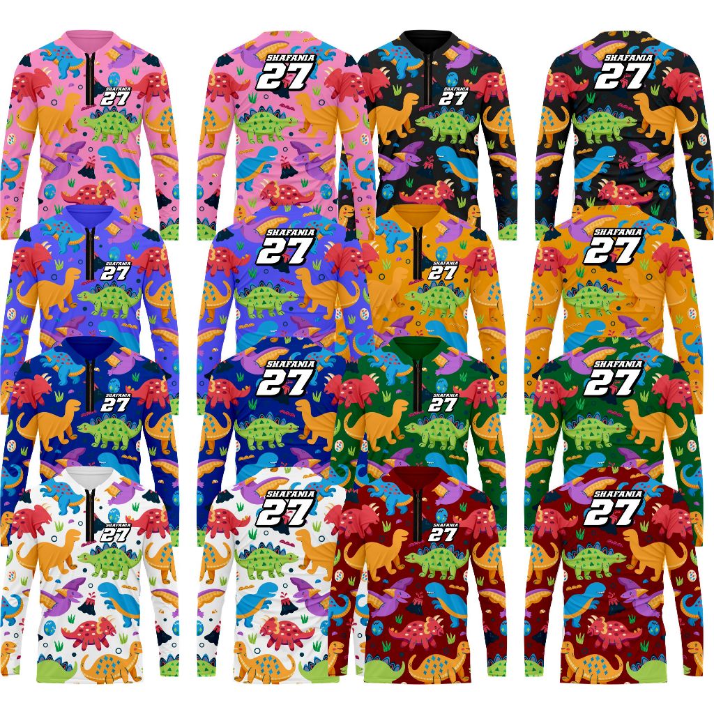 MW.CLOTHING - JERSEY PUSHBIKE ANAK/ JERSEY COSTUM/ JERSEY DINOSAURUS/ JERSEY UNISEX