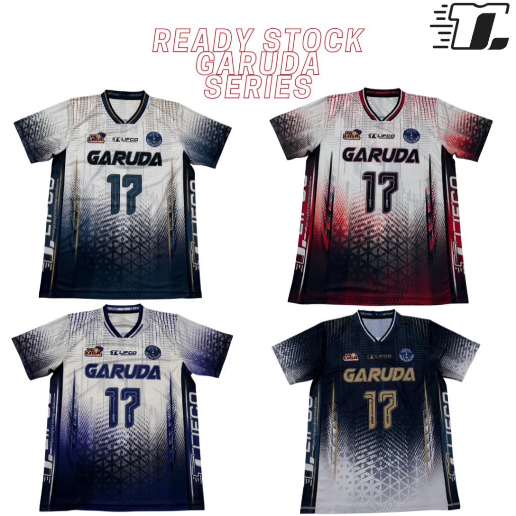 Lifco Jersey Voli Pria Display Produk Garuda Series