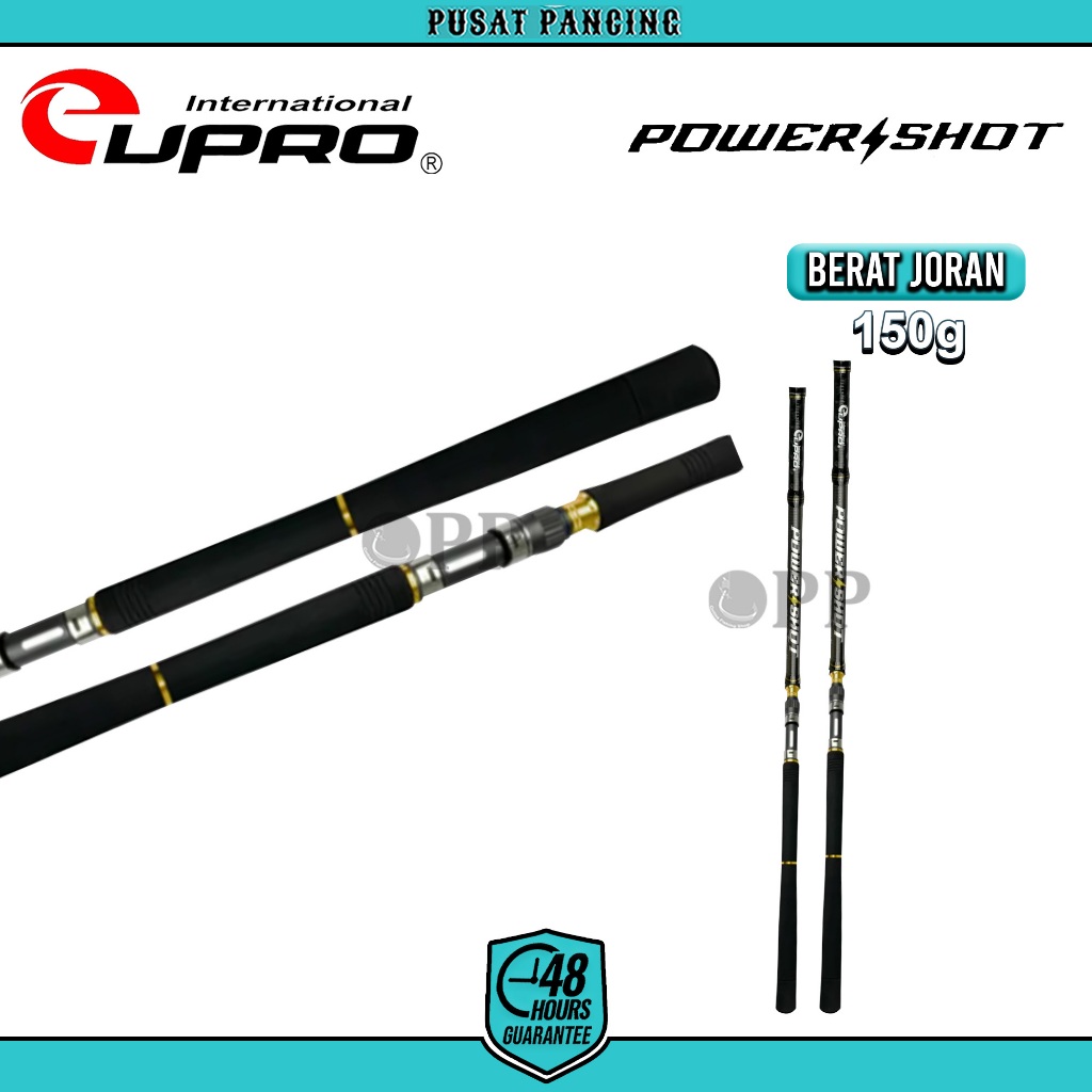 EUPRO Joran Pancing Spinning POWER SHOT Hi-Carbon Blank Extra Strong Saltwater Game Joran Pancing Ji