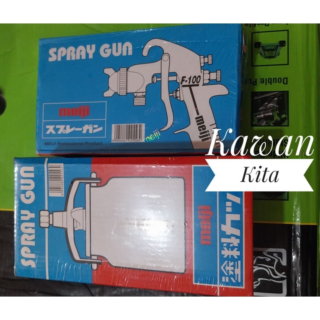 Spray Gun MEIJI F100 Tabung Bawah Spray Gun F100