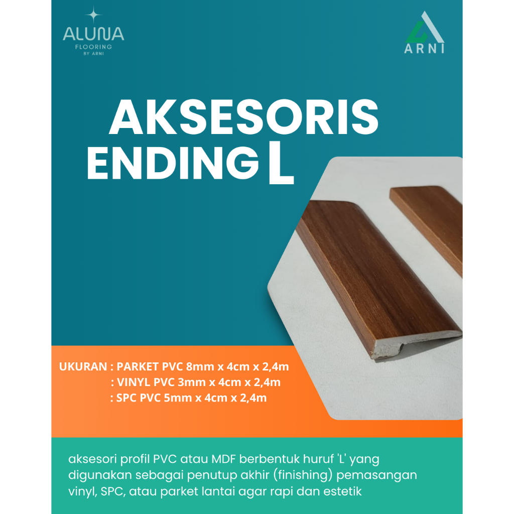 List Aksesoris ENDING L Vinyl, Spc, Parket | List aksesoris Vinyl | Finishing Vinyl, Spc, Parket | D