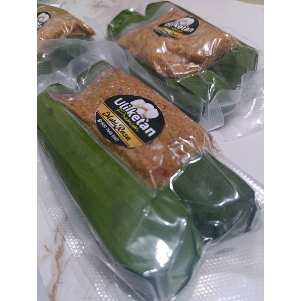 {ULEN} Uli Ketan Putih + Serundeng Kelapa Gual Merah 500 Gram