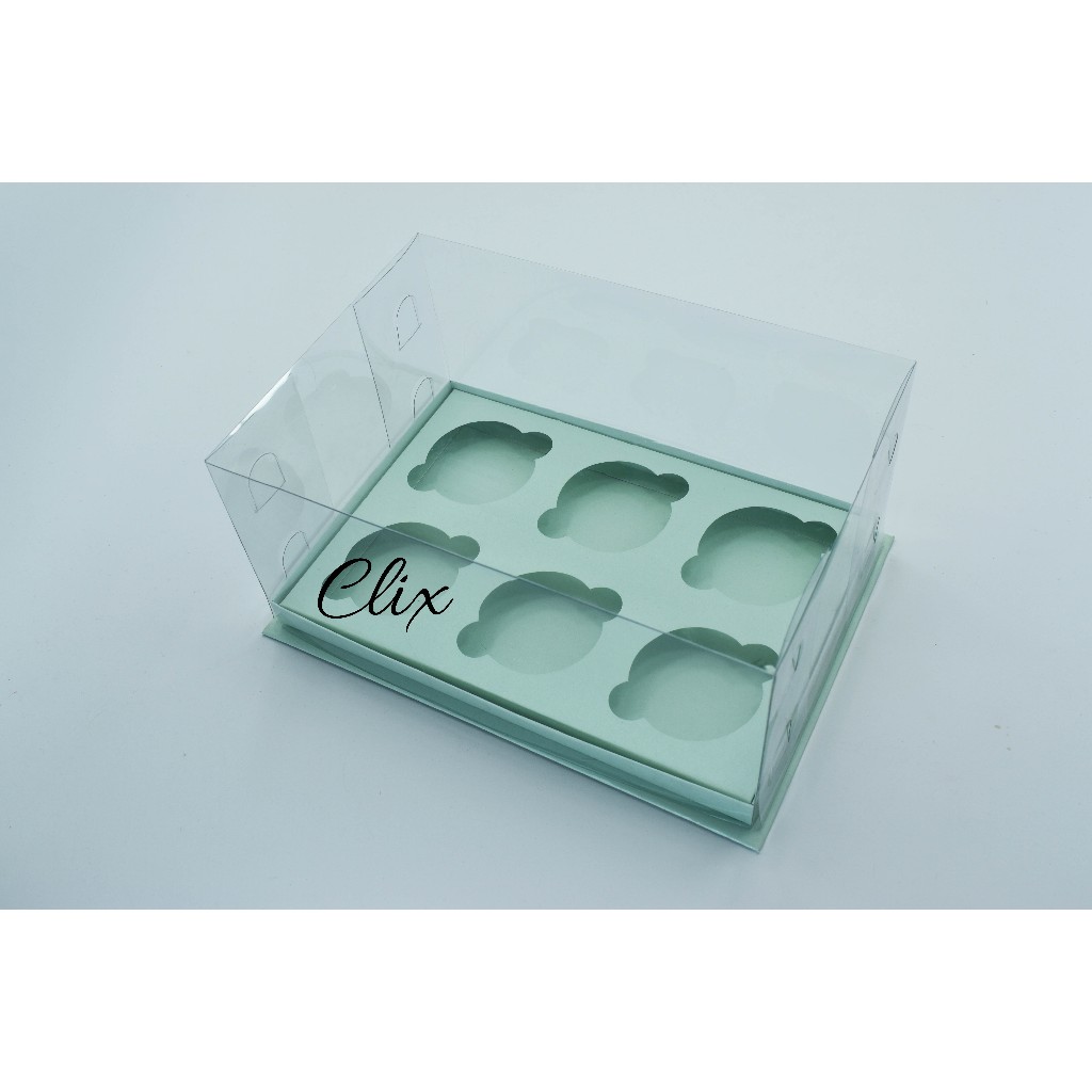 Box cupcake isi 6